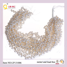 5-6mm White Rice Shape Freshwater Pearl Strands